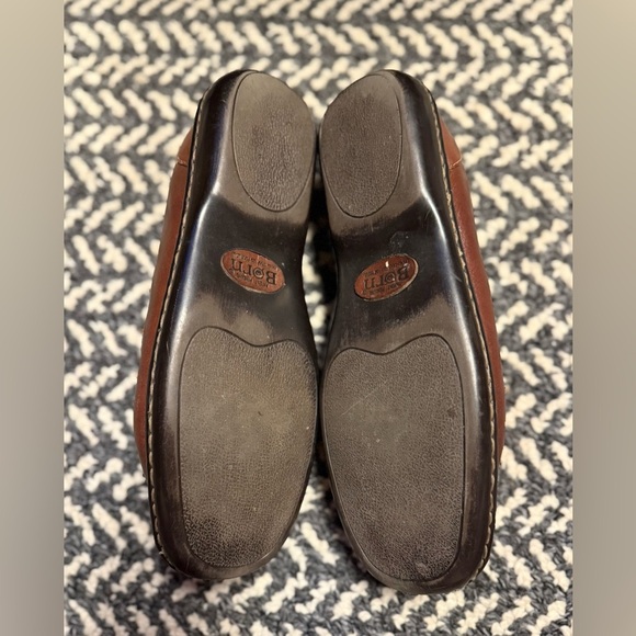 BORN Leather Slip On Loafer in Chestnut Brown Size 9.5 - Picture 8 of 8